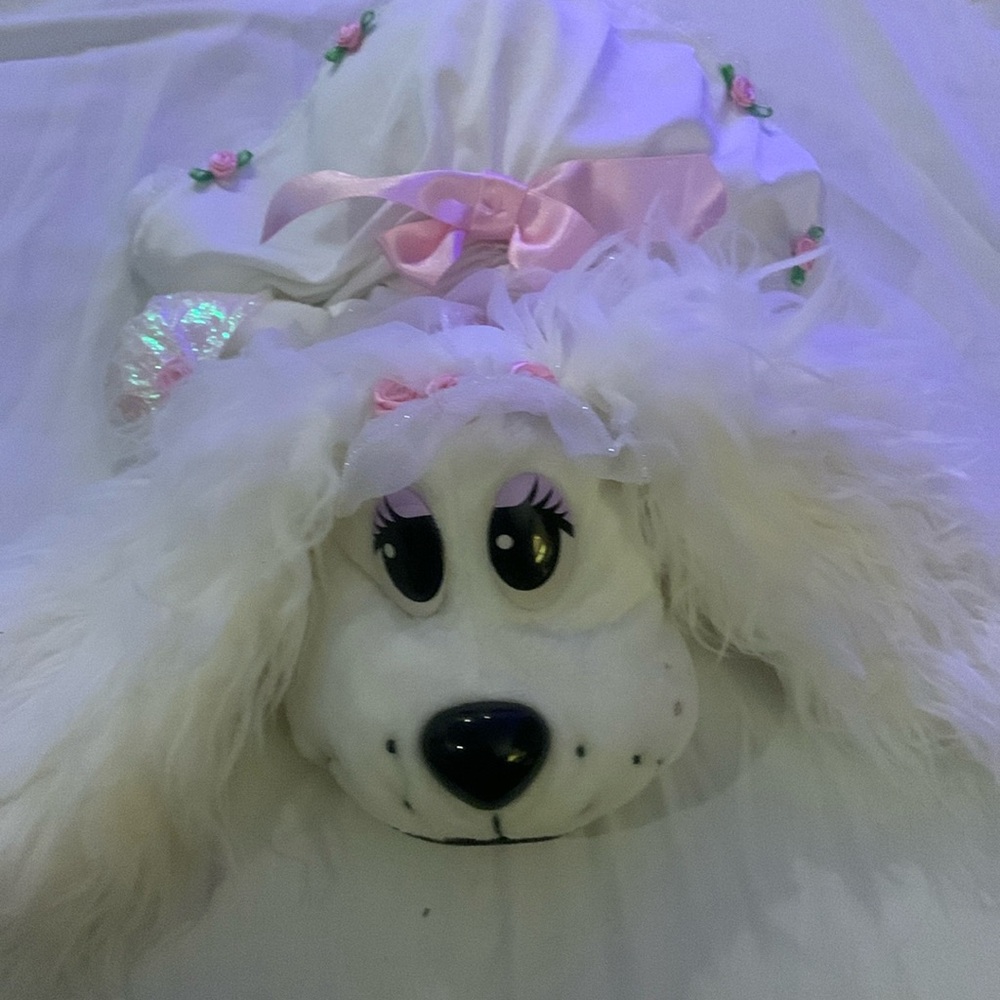 Vintage Pound Puppy bride